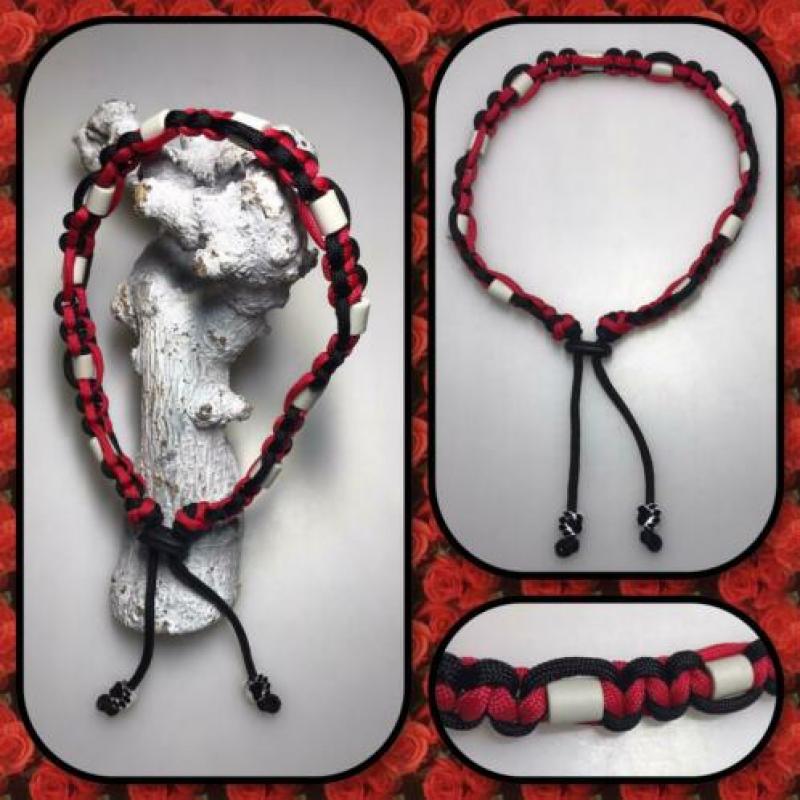 Anti teken halsband,teek vlooien. Op maat/kleur vanaf € 9,50