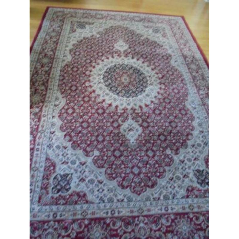 Turks tapijt/Oosters vloerkleed, BOSAN TIBET hoofdkleur rood