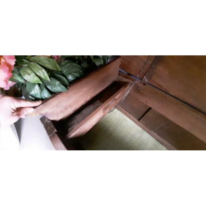 Dekenkisten hout antieke kist brocant