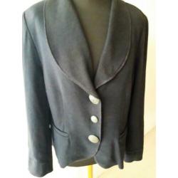 FRANKENWALDER donkerblauw wollen colbert, maat 42