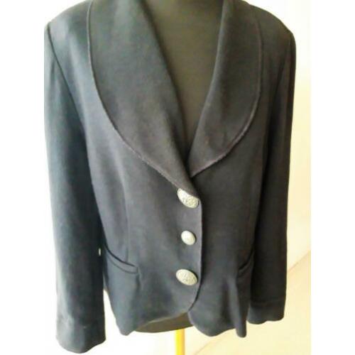 FRANKENWALDER donkerblauw wollen colbert, maat 42