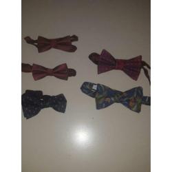 Vlinderdas/vlinderstrik blauw Zara H&M bowtie (scotch soda)