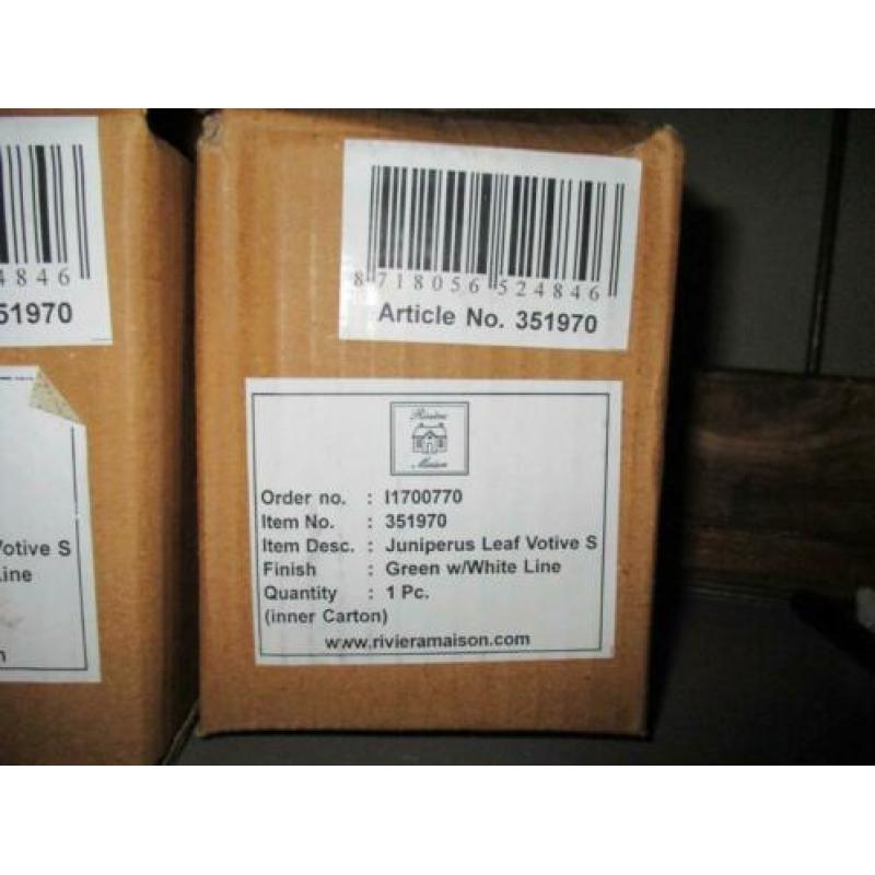 Riviera maison juniperus leave votives windlichten s en m