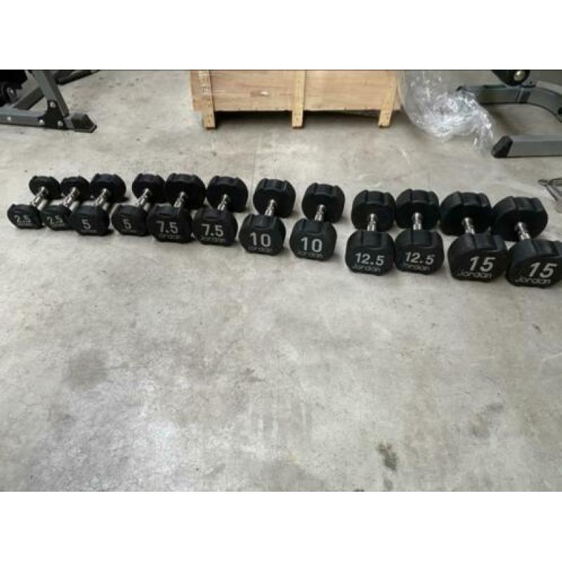 Jordan Vaste Dumbells 2,5kg t/m 15kg