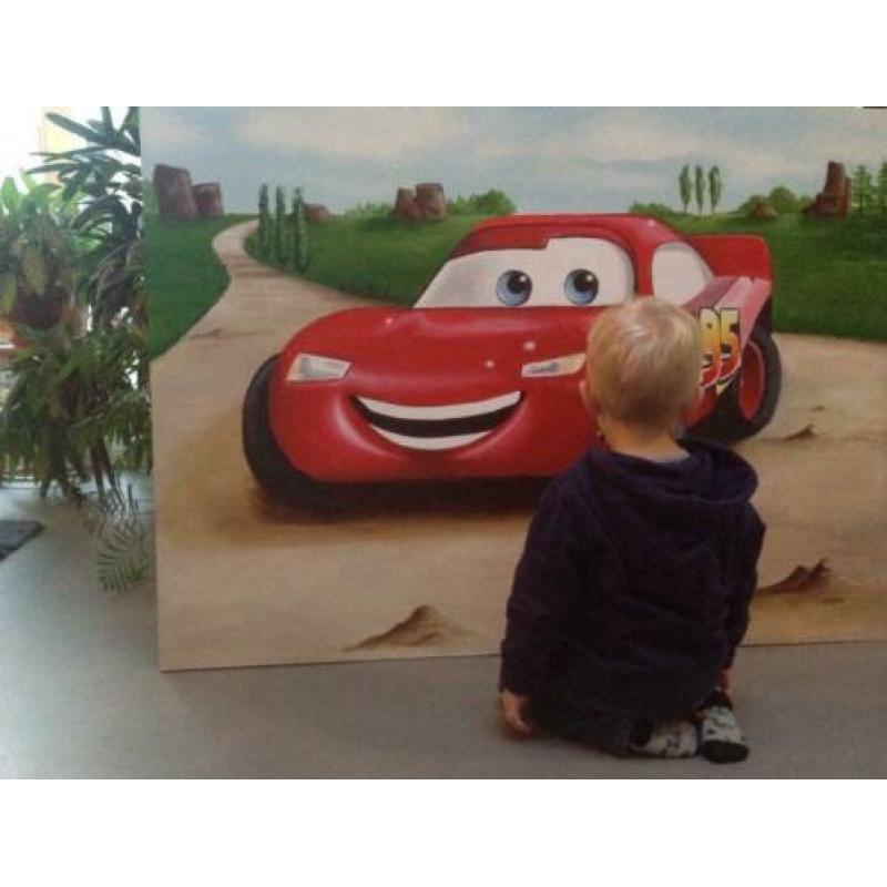 Gepersonaliseerd beschilderd paneel voor baby en kinderkamer