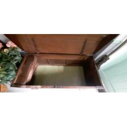 Dekenkisten hout antieke kist brocant