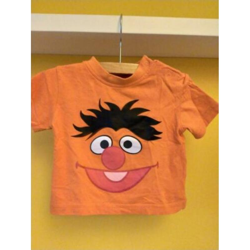 Sesamstraat mt 68 shirt van Ernie ZGAN