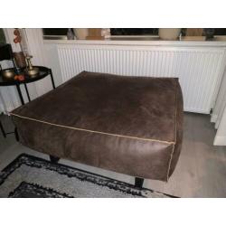Grote poef 90x90 bruin