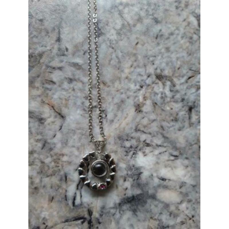 Tk nieuw goud of zilver kleur love prisma talen hanger