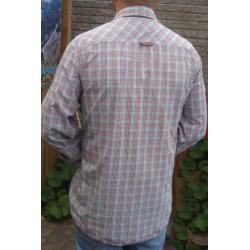 PME LEGEND longsleeve kleurige geruite shirt mt 3XL