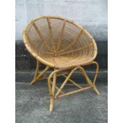 Fauteuil '60s ( rotan ) Retro/Vintage/Design