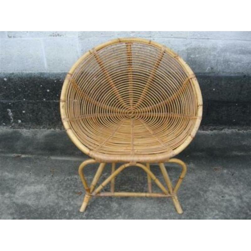 Fauteuil '60s ( rotan ) Retro/Vintage/Design
