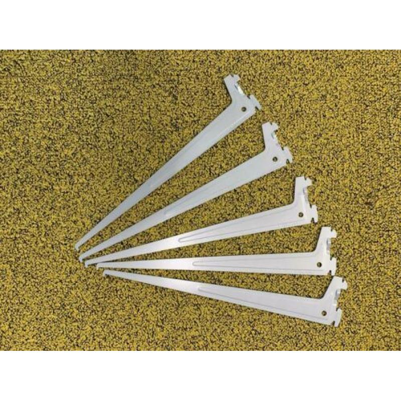 Rails 200 cm + 40 cm metalen plankhouders