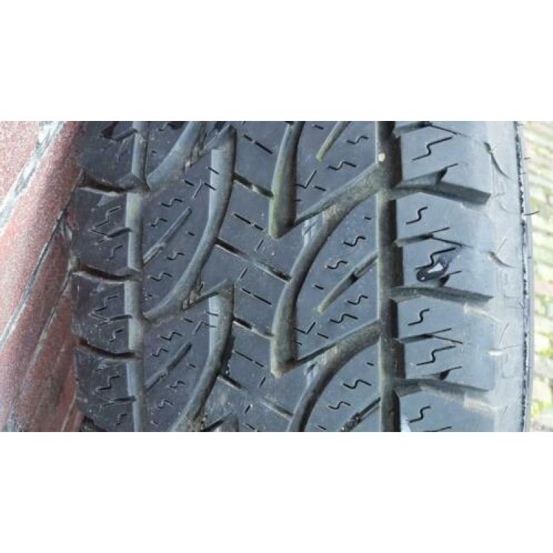 Grote steek chevy 5x127 15'' Starcraft velgen +banden