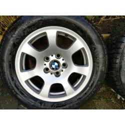 Bmw 134 style velgen met winterbanden