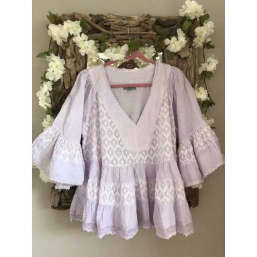 ???? Antica Sartoria tuniek blouse bohemian 1 size broderie