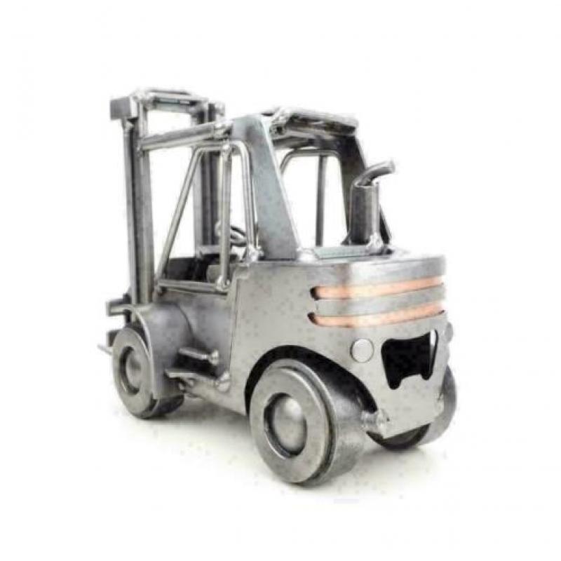 Heftruck bieropener beeldje - vorkheftruck, bier opener