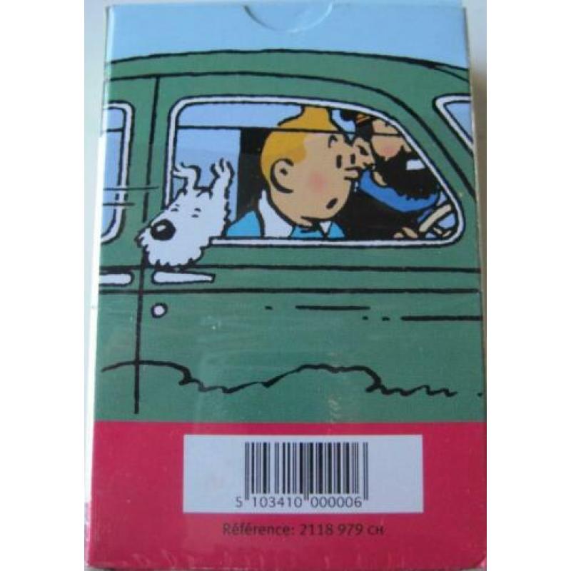 speelkaarten - kaartspel van Kuifje - TinTin - Franse versie