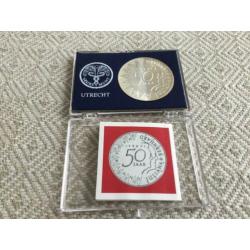 50 gulden stuk. Juliana en Bernhard