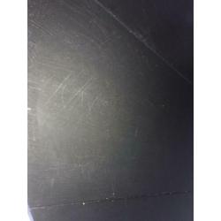 Rhonda woood zwarte tafel 150cm doorsnede - rond