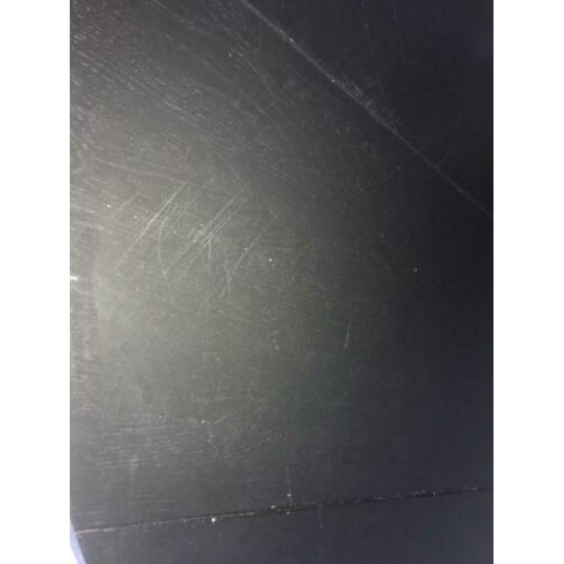 Rhonda woood zwarte tafel 150cm doorsnede - rond