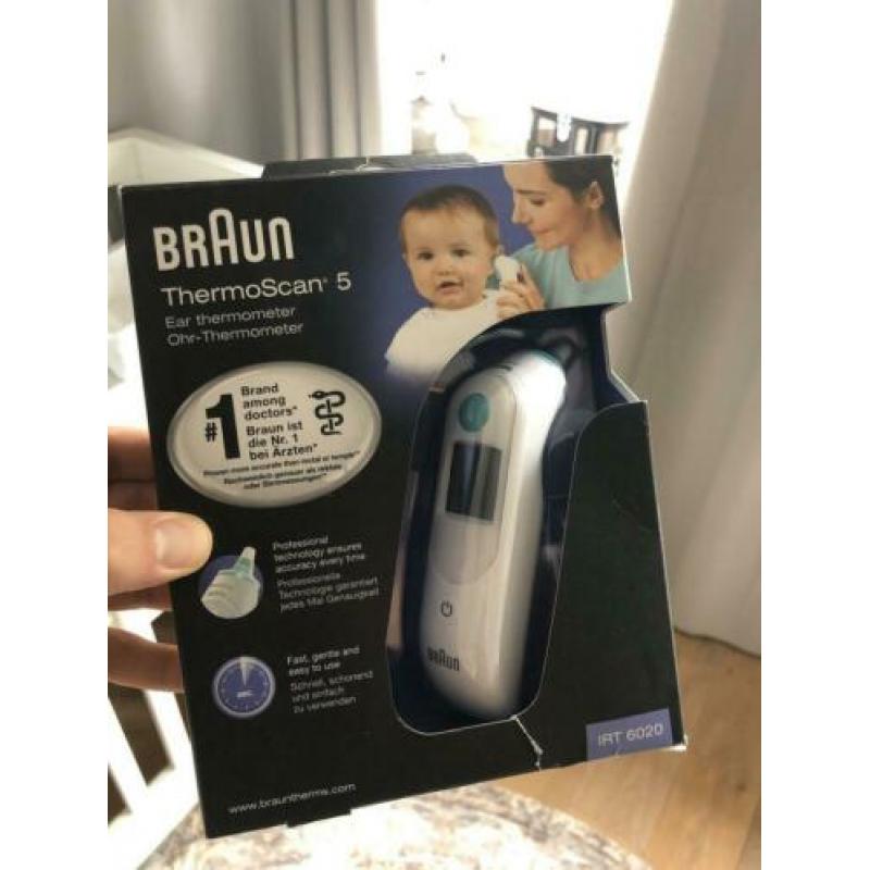 Braun thermoscan 5 ongebruikt en nieuw in doos