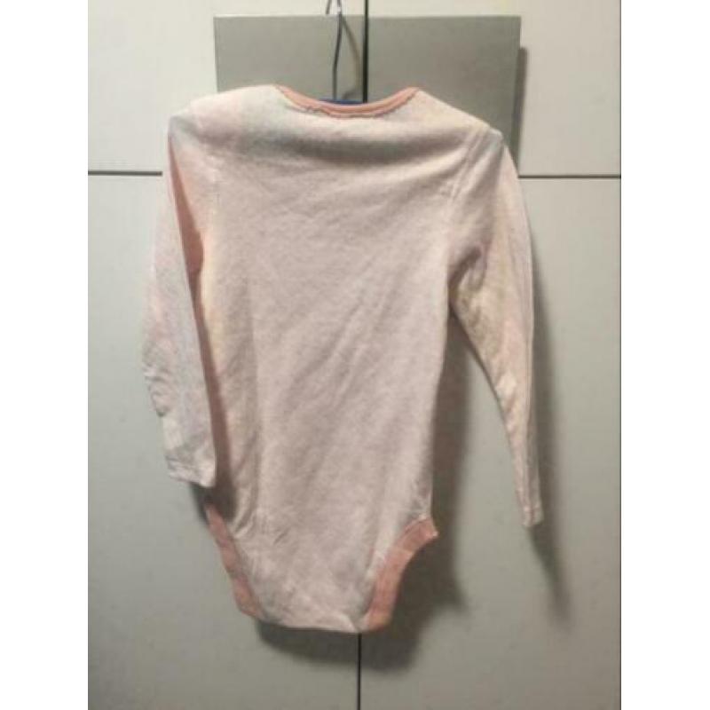 Roze meisje romper, maat: 92/98