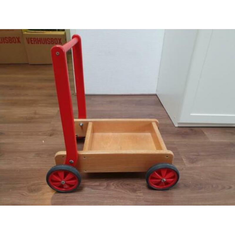 Loopwagen van hout