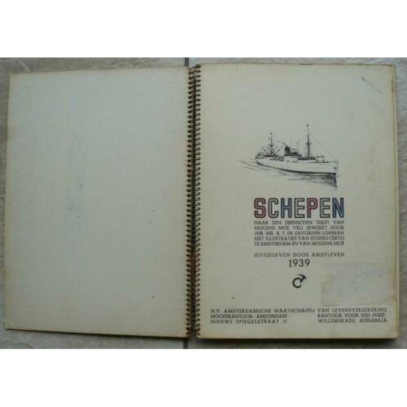 Schepen met afbeeldingen 1939 Amstleven