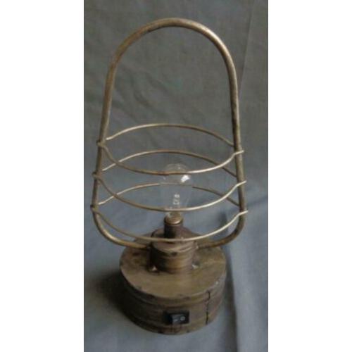 STEAMPUNK INDUSTRIEEL metalen tafel lamp H26xB14xO10cm INDUS