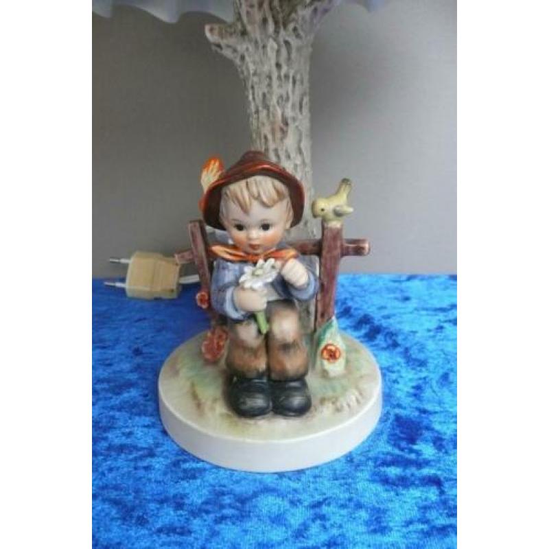 Originele Hummel lamp met kap nr 227 Goebel (Reyshof)