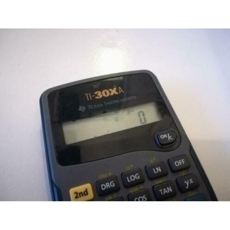 Rekenmachine: TI-30XA Texas Instruments, voor school