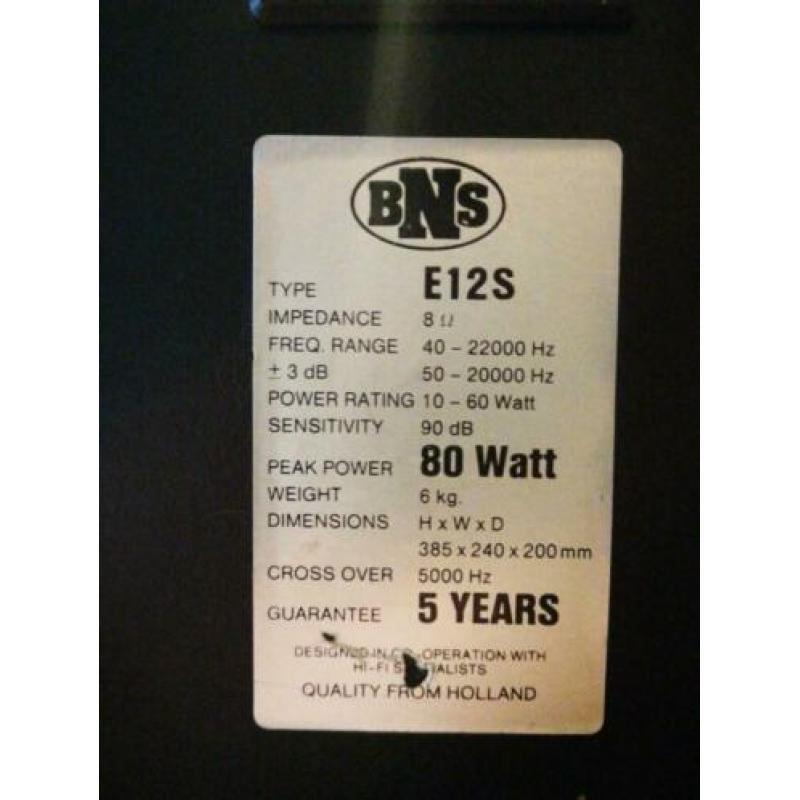 Luidsprekers bns e12s