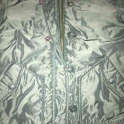 Tommy hilfiger jas (meiden) maat 152- donkergroen