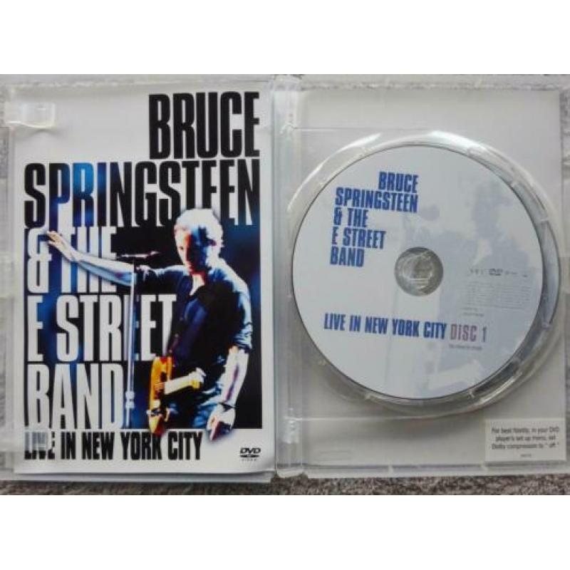 2 DVDs..Bruce Springsteen --- Live in New York City