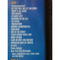 2 DVDs..Bruce Springsteen --- Live in New York City