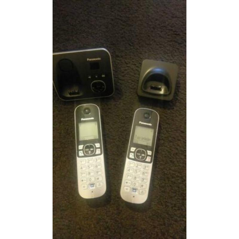 Panasonic huistelefoon met antwoordapparaat twee toestellen