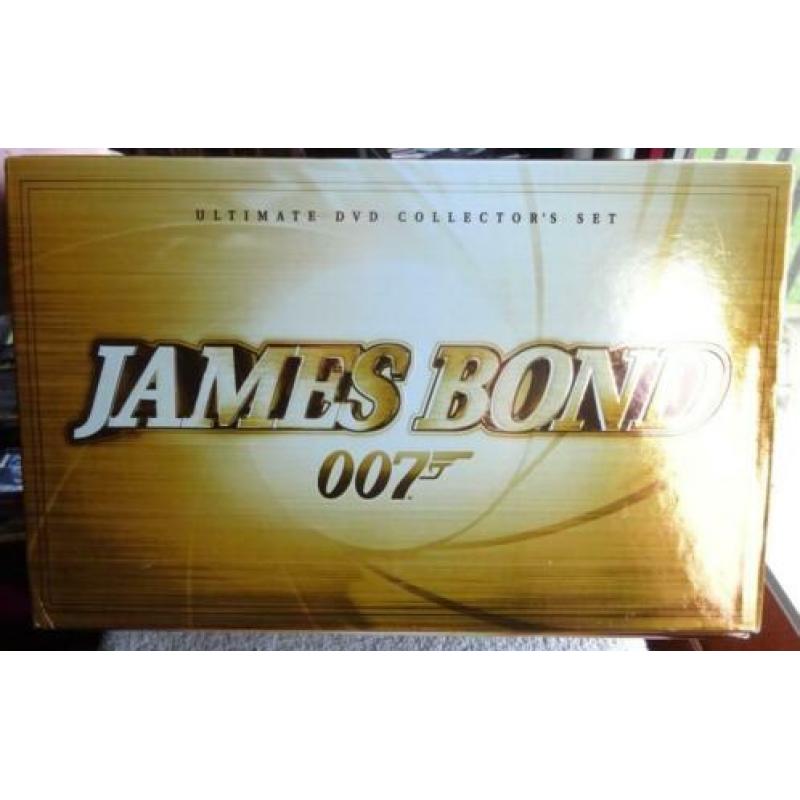 40 DVDs in box..James Bond --- 20 Titels (Zie foto,s)