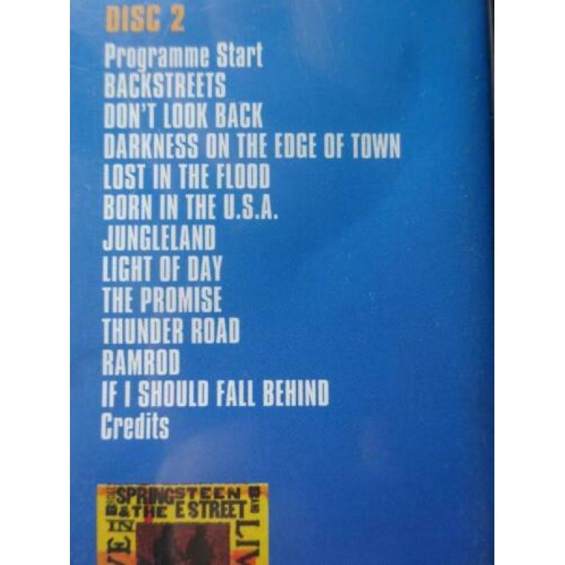 2 DVDs..Bruce Springsteen --- Live in New York City
