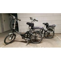 2 Electrische Evobike vouwfietsen