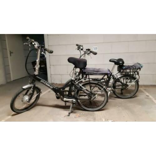 2 Electrische Evobike vouwfietsen