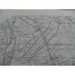 143 / Oosterhout / Geertruidenberg Litho Stafkaart 1875