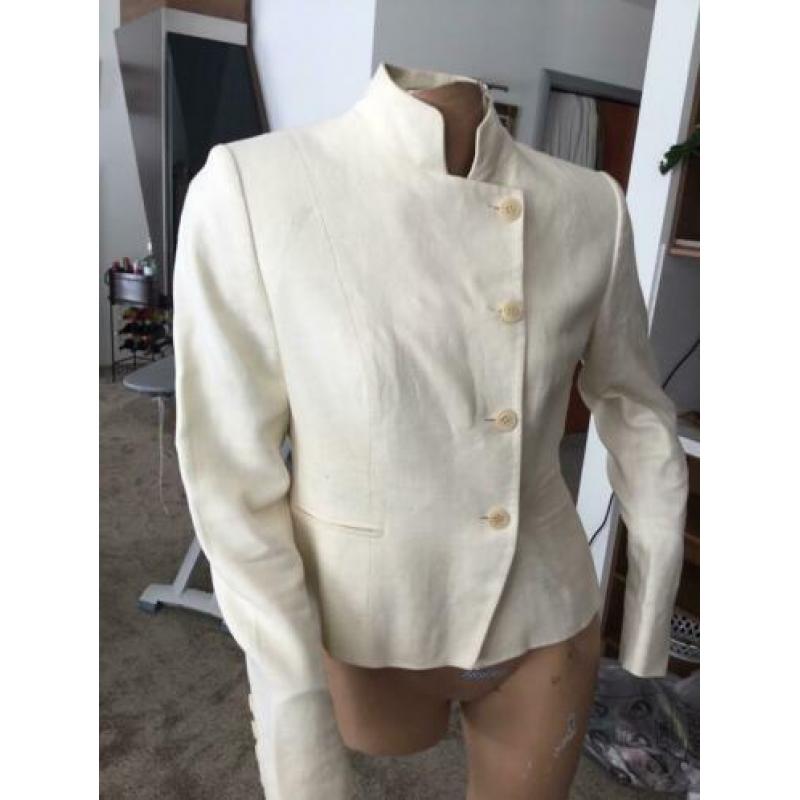 PAUW AMSTERDAM jasje 100% LINNEN maat s OFFWHITE