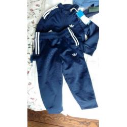 Adidas trainingspak nieuw maat 92 blauw