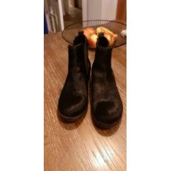 Manfield Chelsea Boots maat 39 zwart enkellaarzen