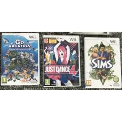 Nintendo Wii incl. 2 controllers & nunchuck plus 11 spellen!