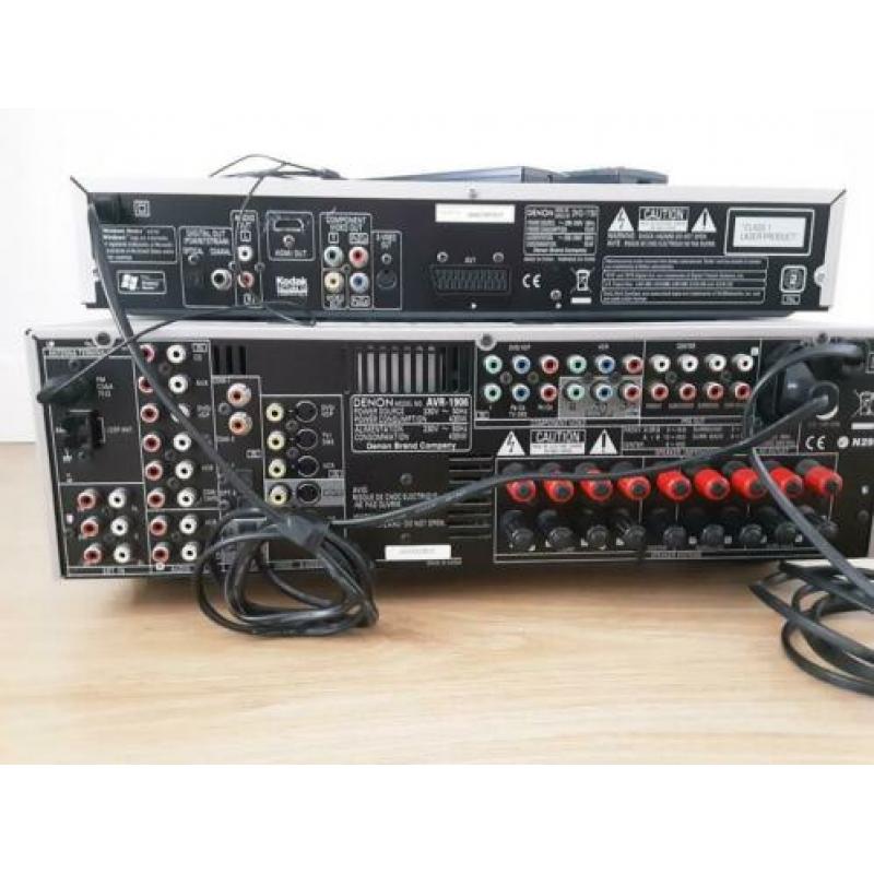 Denon versterker en dvd speler