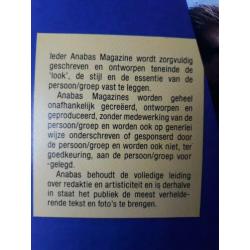 U2 Anabis Magazine uit 1987
