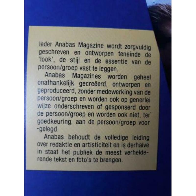 U2 Anabis Magazine uit 1987