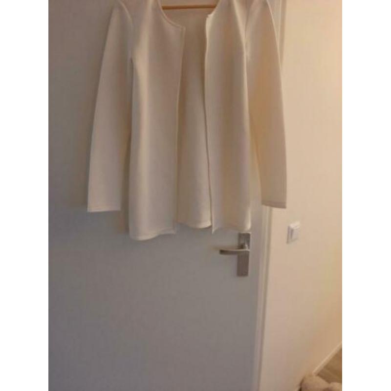 Wit vest jasje maat xs